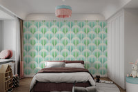 Artistic Arcadian Arches Pattern Wallpaper
