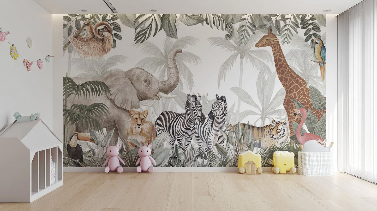 Animal Forest Wall Mural