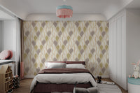 Self-adhesive Seamless Serenity Lily wallpaper for walls