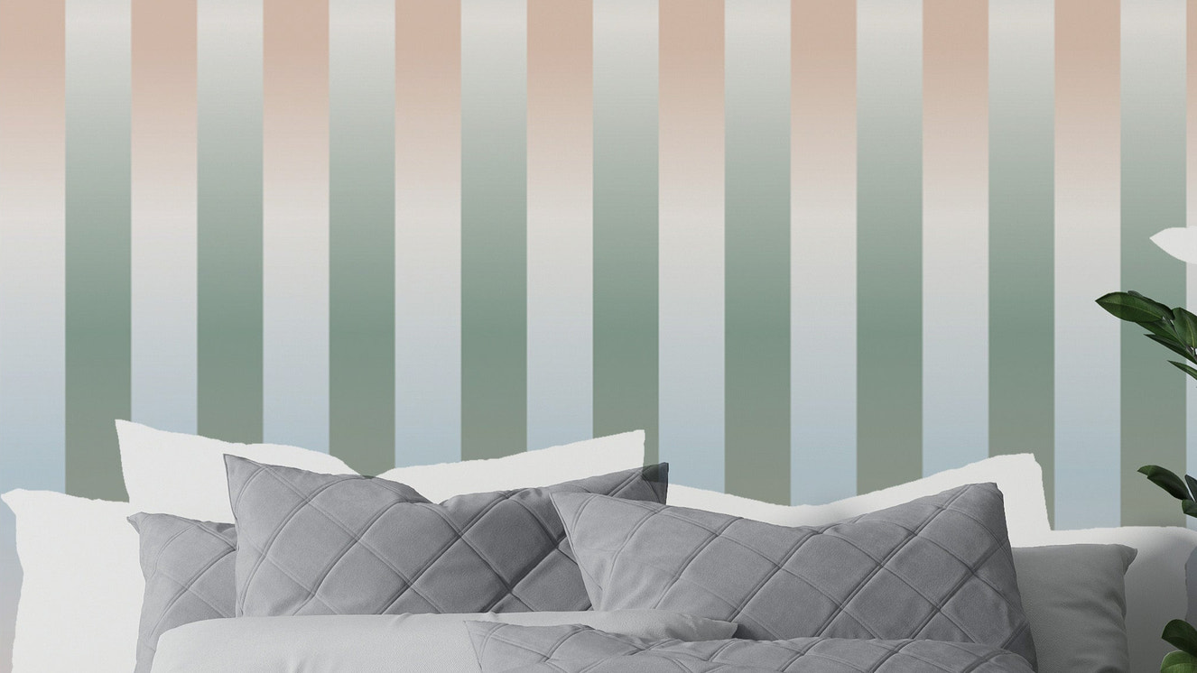 Stylish Blurred Lines Wallpaper for Interiors
