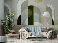 Warm gradient wallpaper in blush and amber shades

