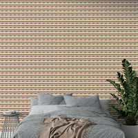 Warm-toned wallpaper for walls featuring rolling desert dunes

