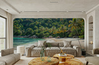 Bold wallpaper for walls inspired by tropical oases

