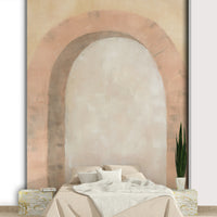 Blush and beige archway pattern

