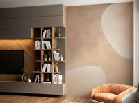Textured wall art in earthy neutrals


