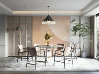 Neutral sand-toned wall mural

