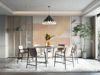 Modern wallpaper with horizon arches

