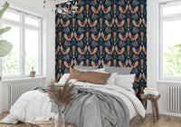 Stunning phoenix wall art with eternal flight theme

