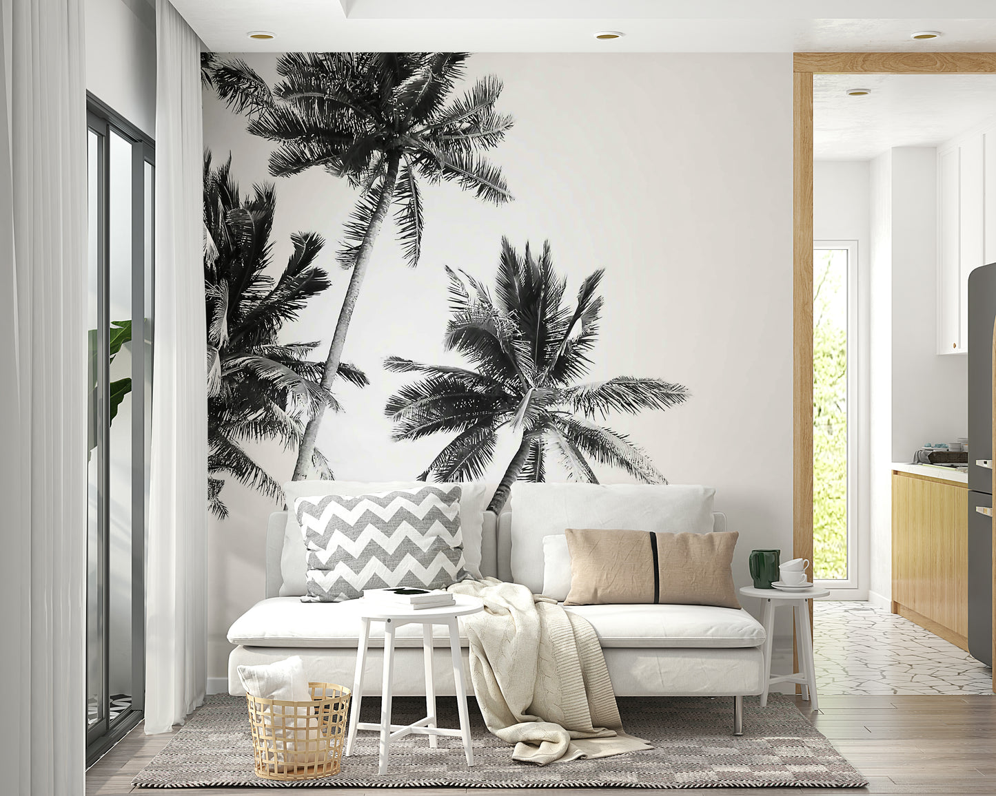 Artistic island wallpaper for wall


