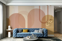 Contemporary arched wallpaper for walls


