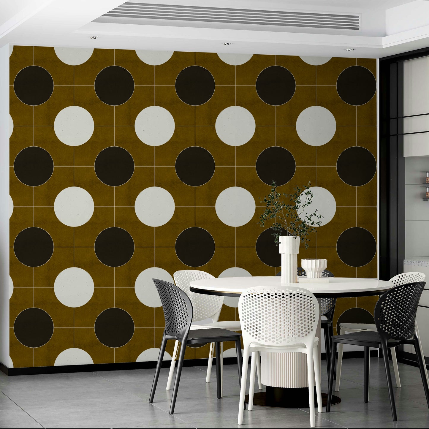 Mid-Century Modern Minimalism Wallpaper⁠