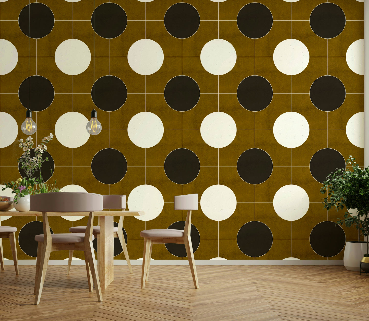 Mid-Century Modern Minimalism Wallpaper⁠