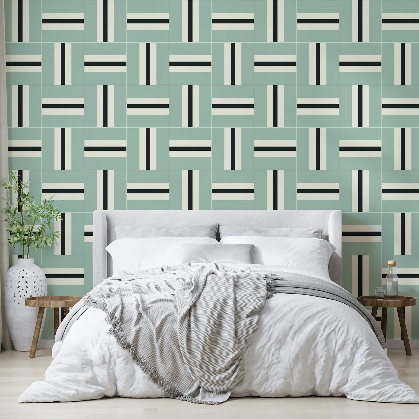 Serene Stripes Wallpaper⁠