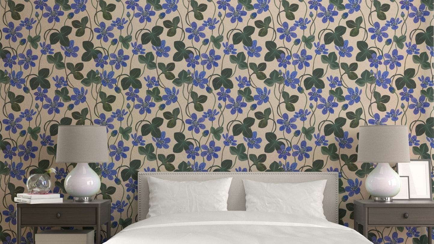 Blue Anemone Wallpaper⁠