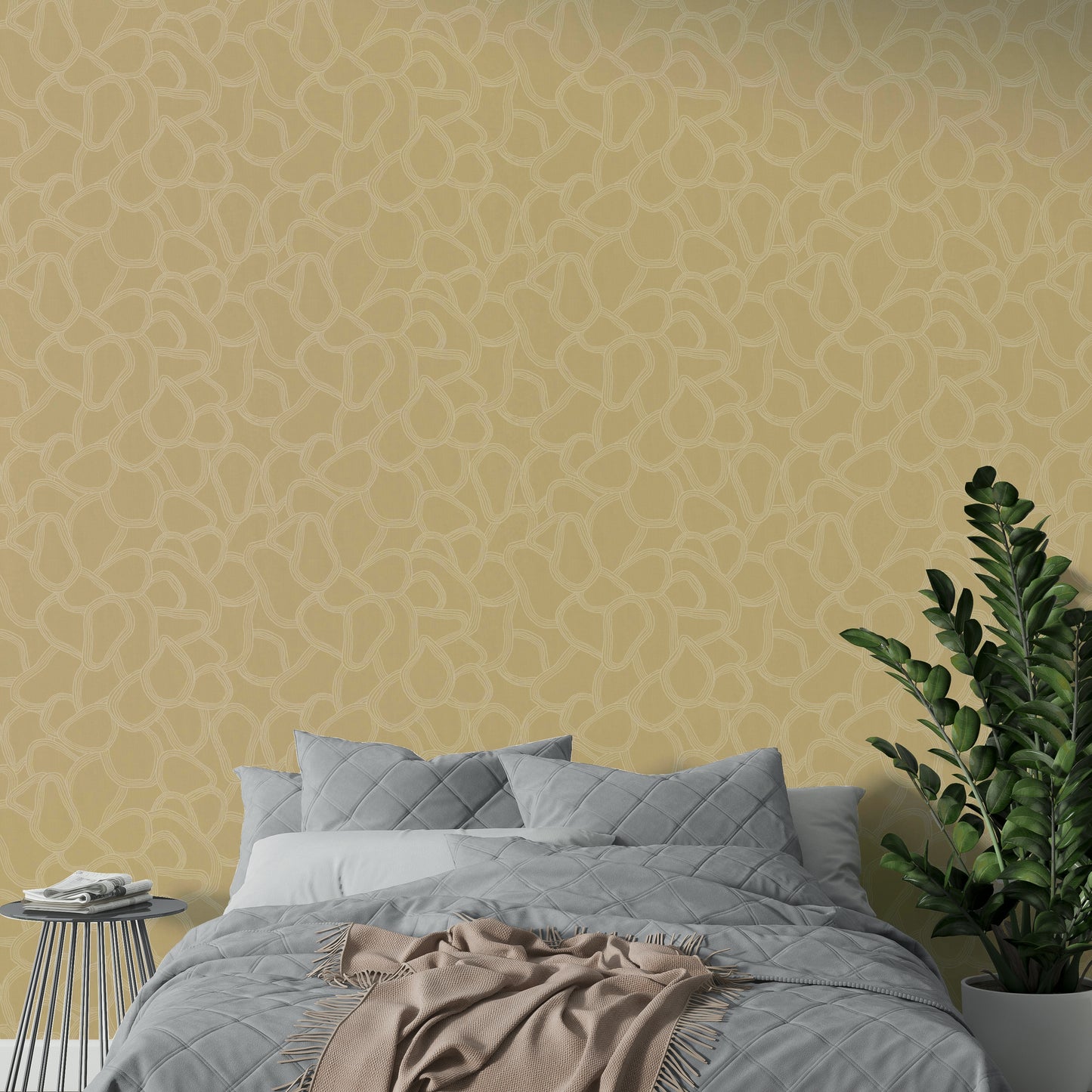 Soft beige abstract pattern for walls

