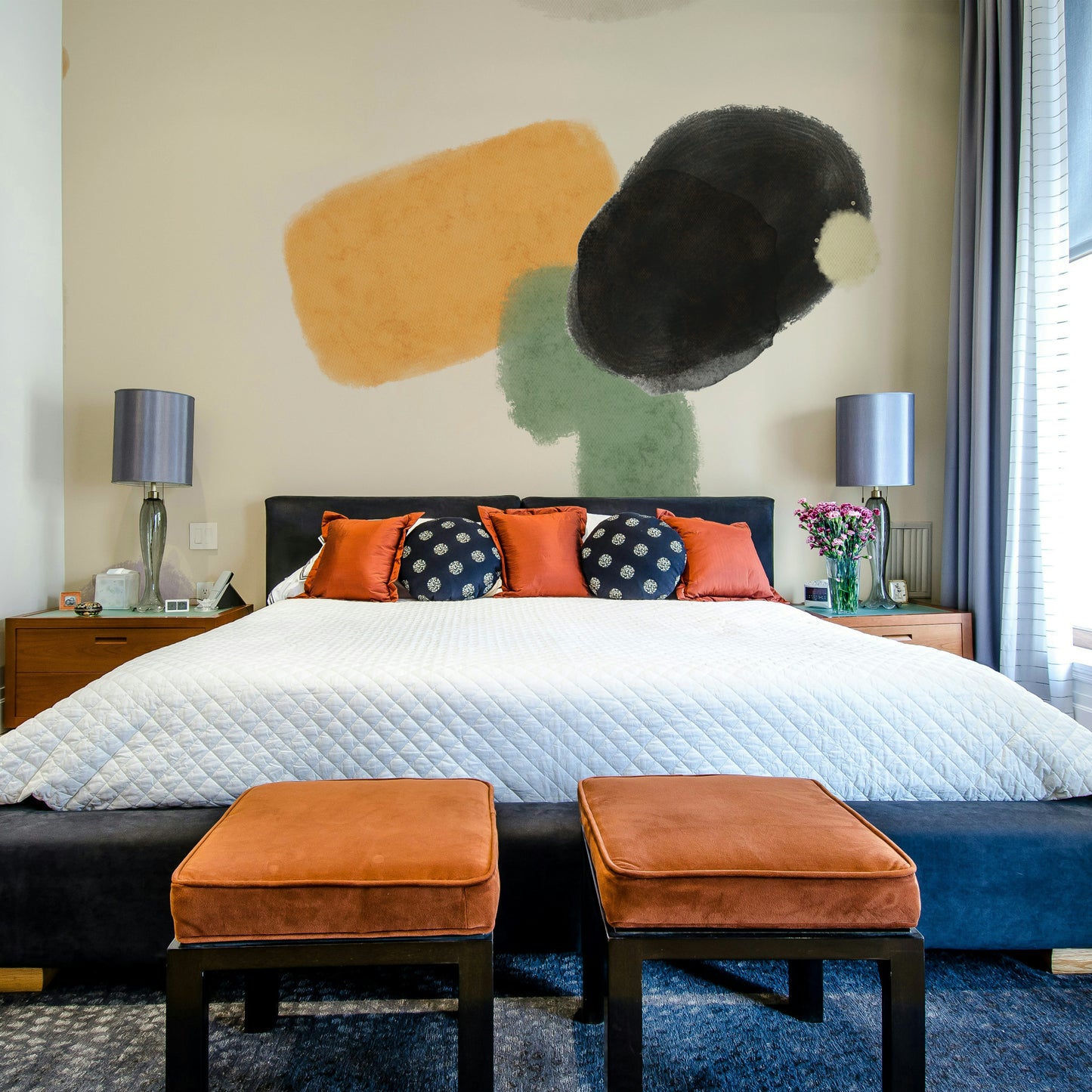 Clam Tone Composition Wall Mural