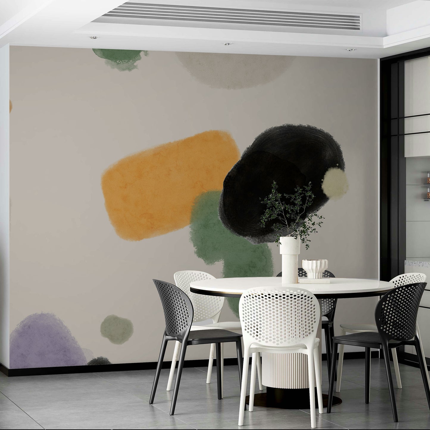 Clam Tone Composition Wall Mural