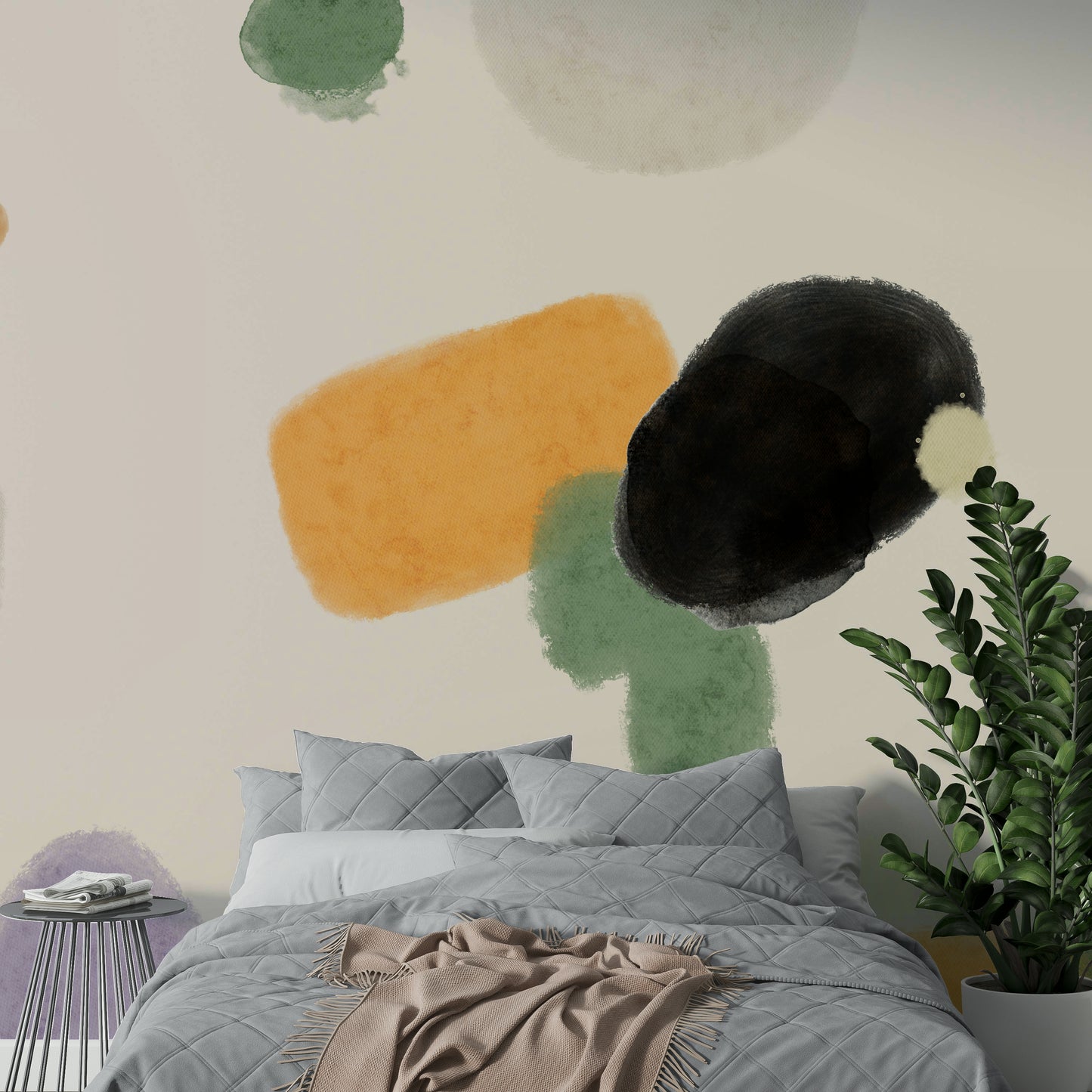 Clam Tone Composition Wall Mural