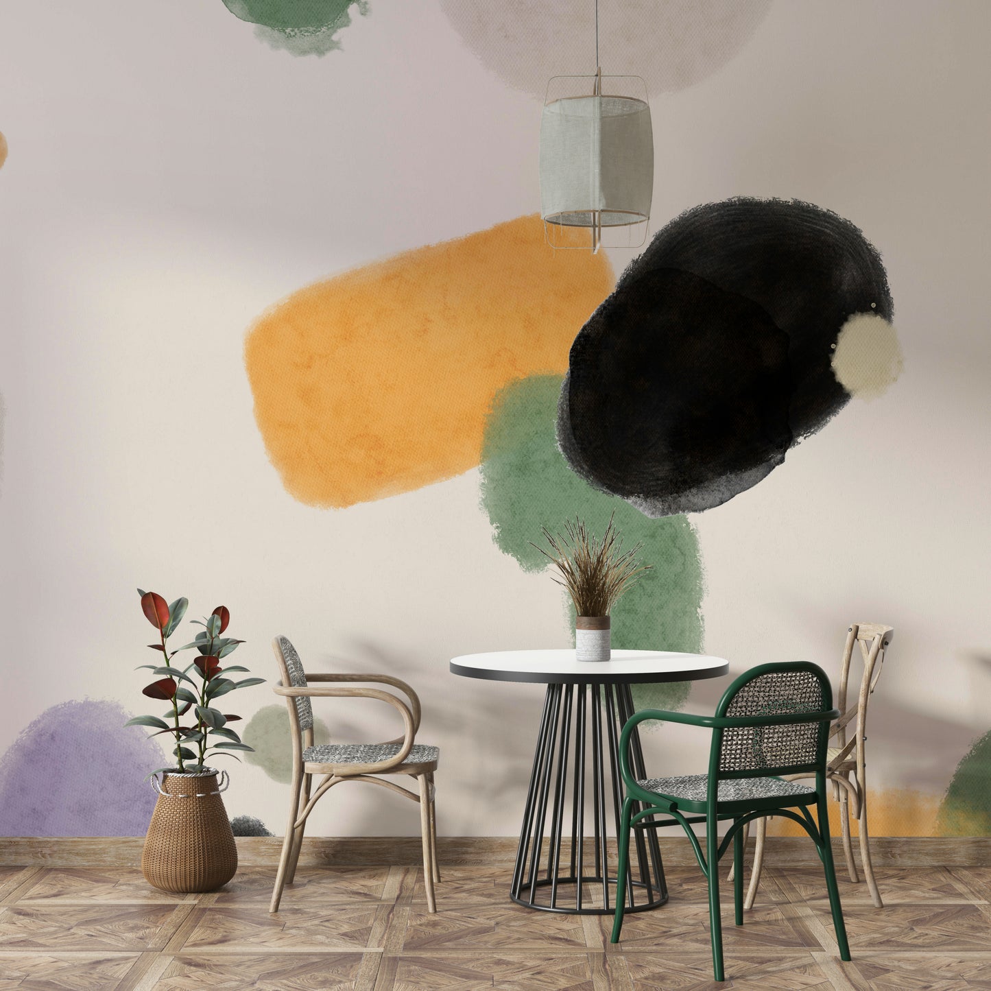 Clam Tone Composition Wall Mural