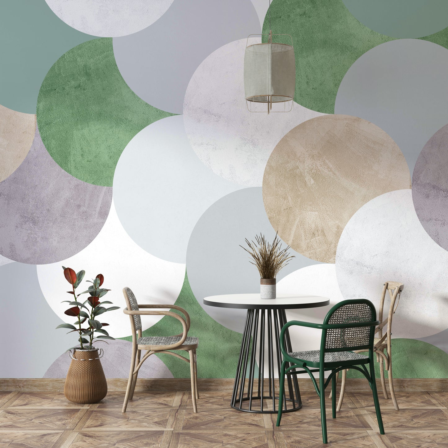 Circle Geometric Art Wall Mural