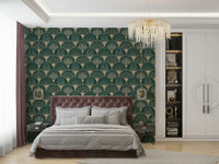 Glamorous Deco style wallpaper

