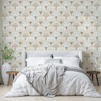 Soft neutral Deco wallpaper

