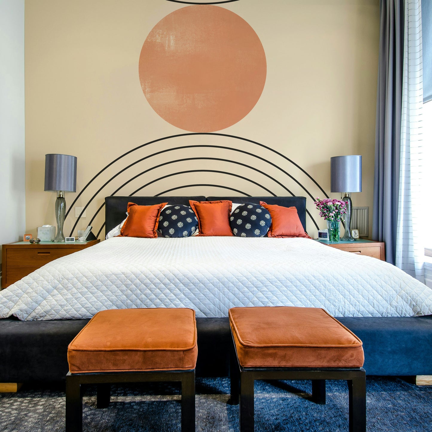 Mid-Century Modern Minimalism Wall Mural