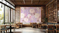 Ixia and paeonia wall mural

