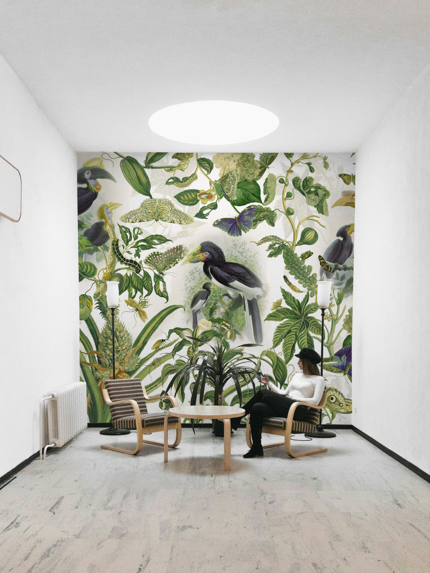 Life Jungle leafy wall mural

