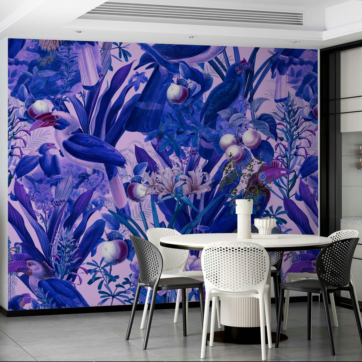 Purple Jungle Wall Mural