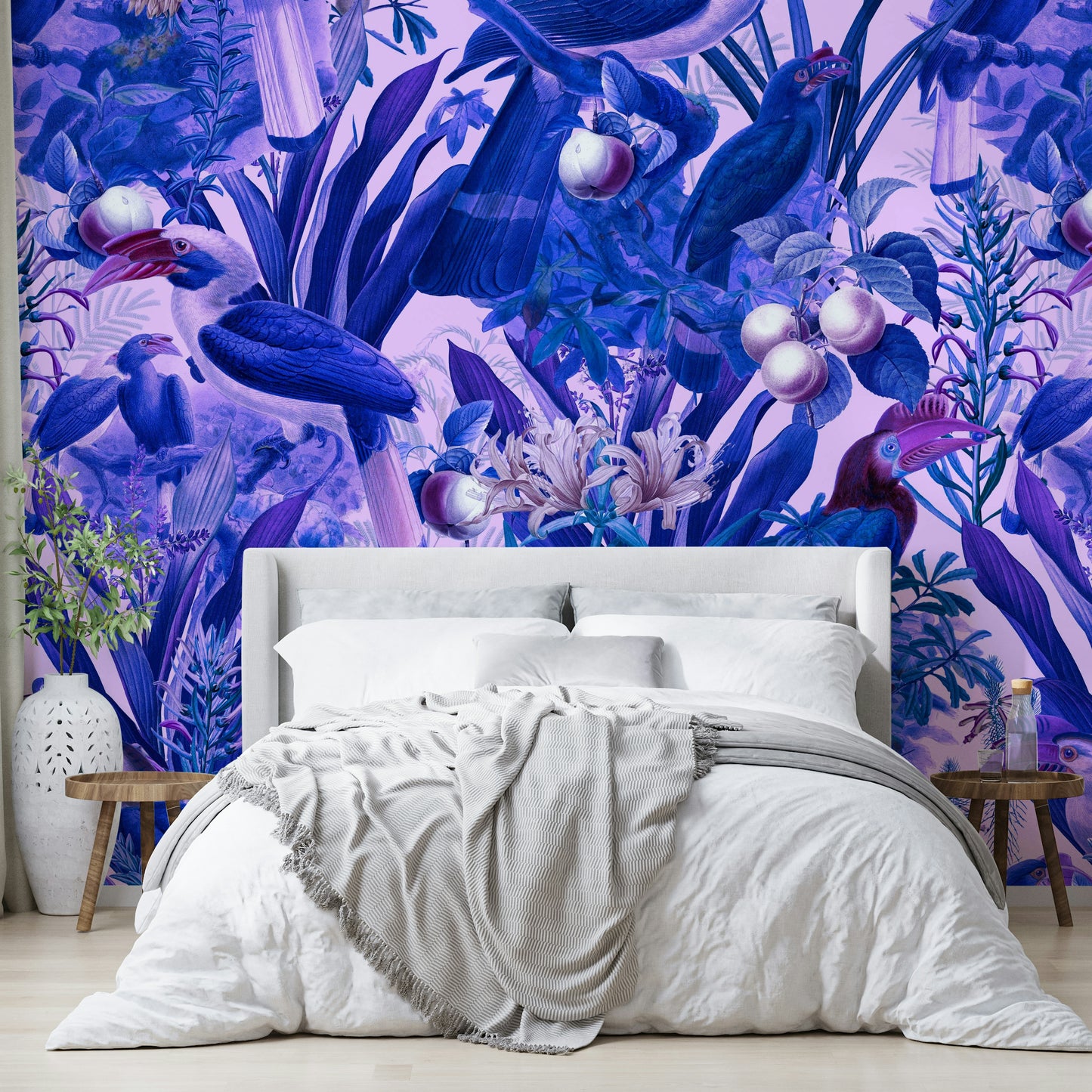 Purple Jungle Wall Mural