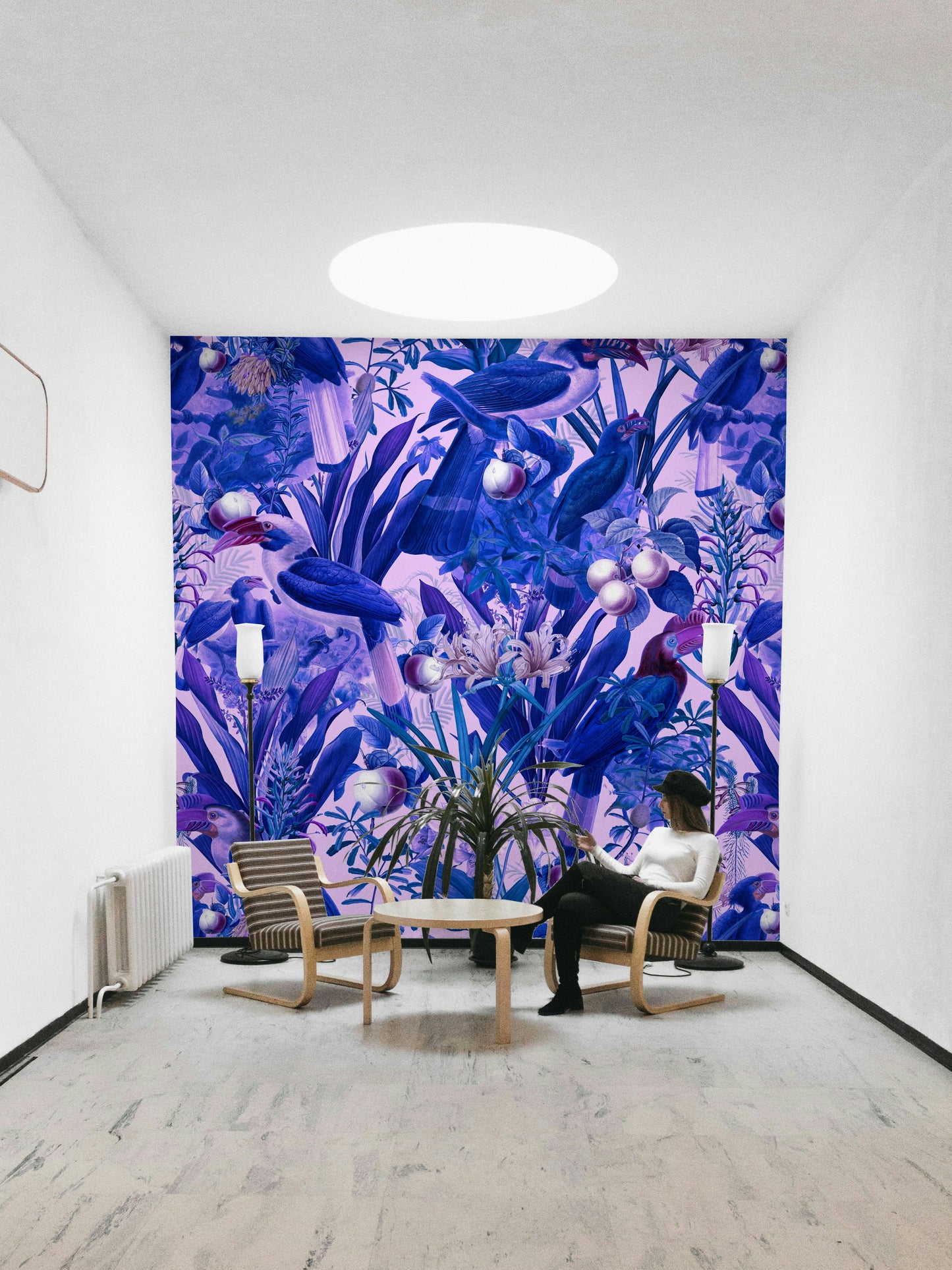 Purple Jungle Wall Mural