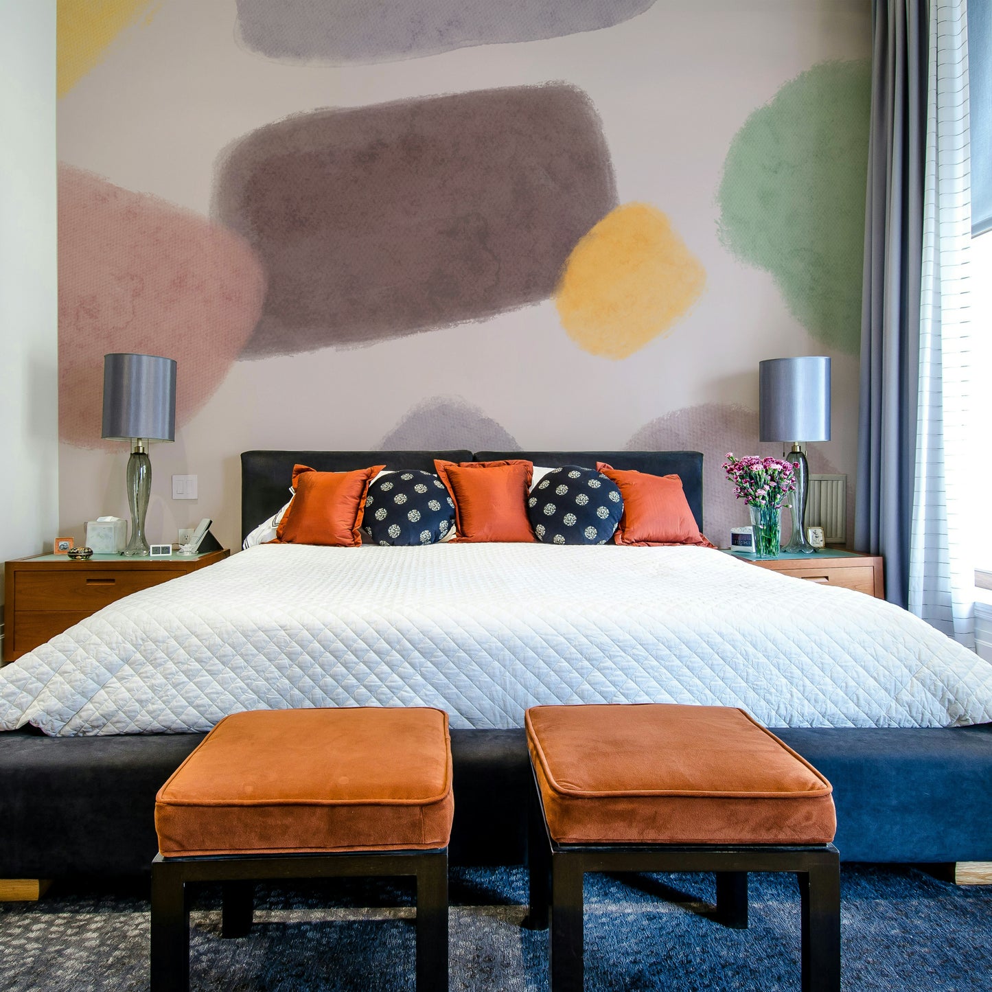 Whimsical Color Blend Wall Mural