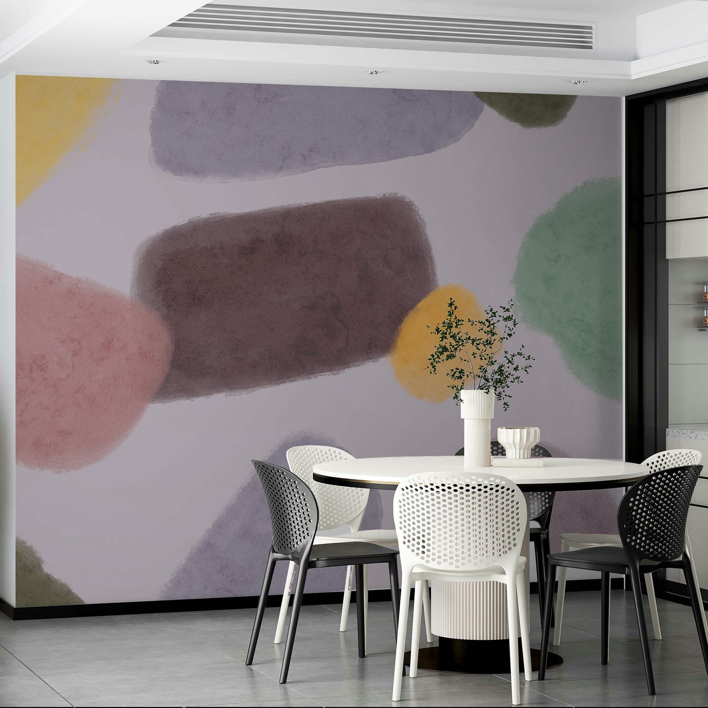 Whimsical Color Blend Wall Mural