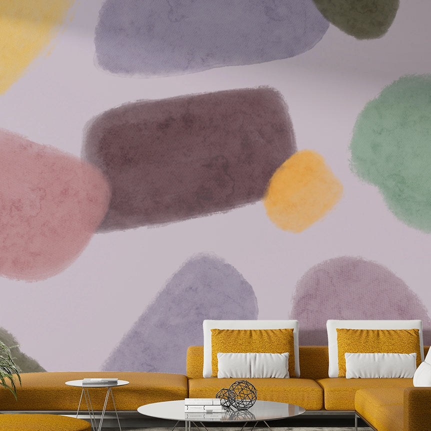 Whimsical Color Blend Wall Mural