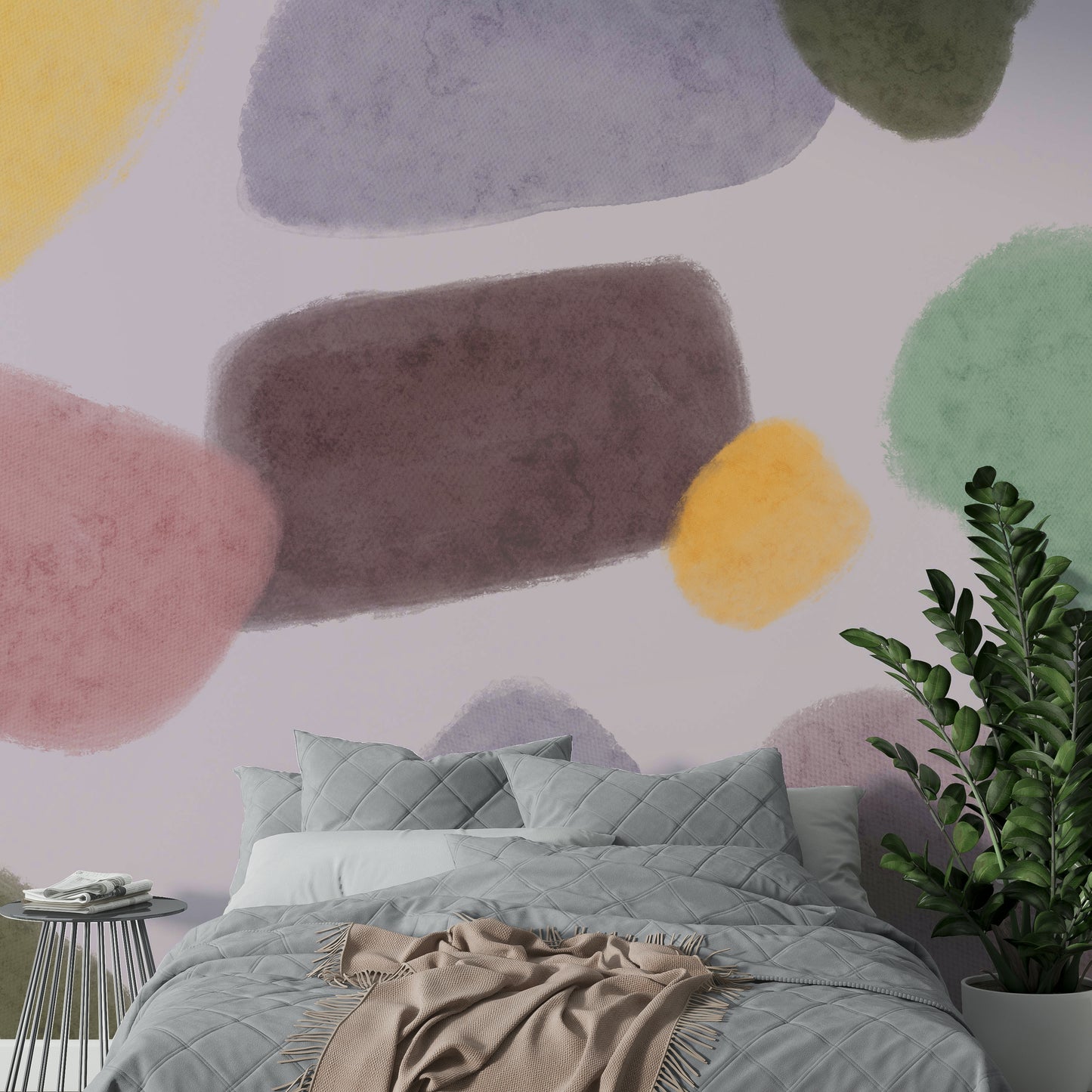 Whimsical Color Blend Wall Mural