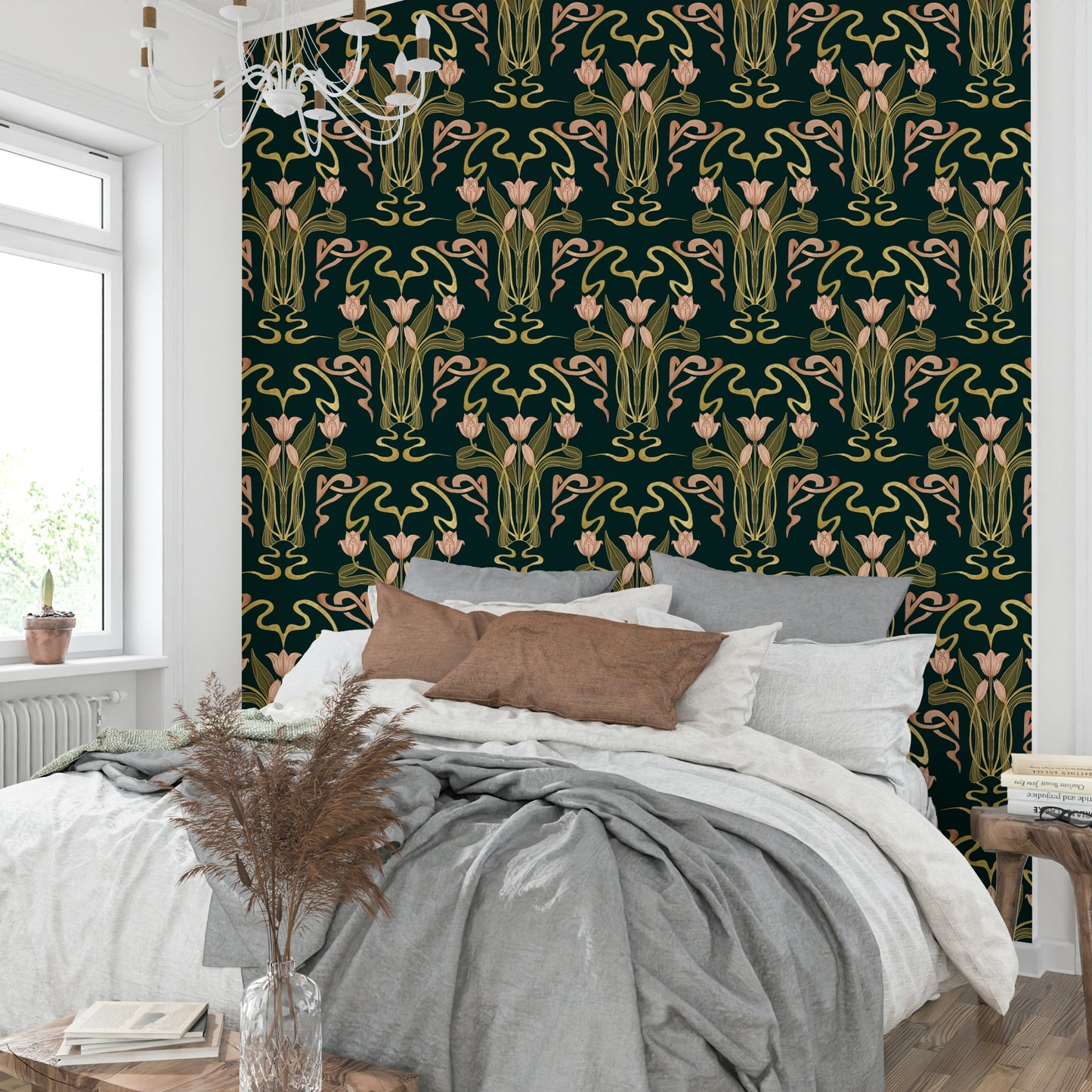 Botanical deco wallpaper for walls

