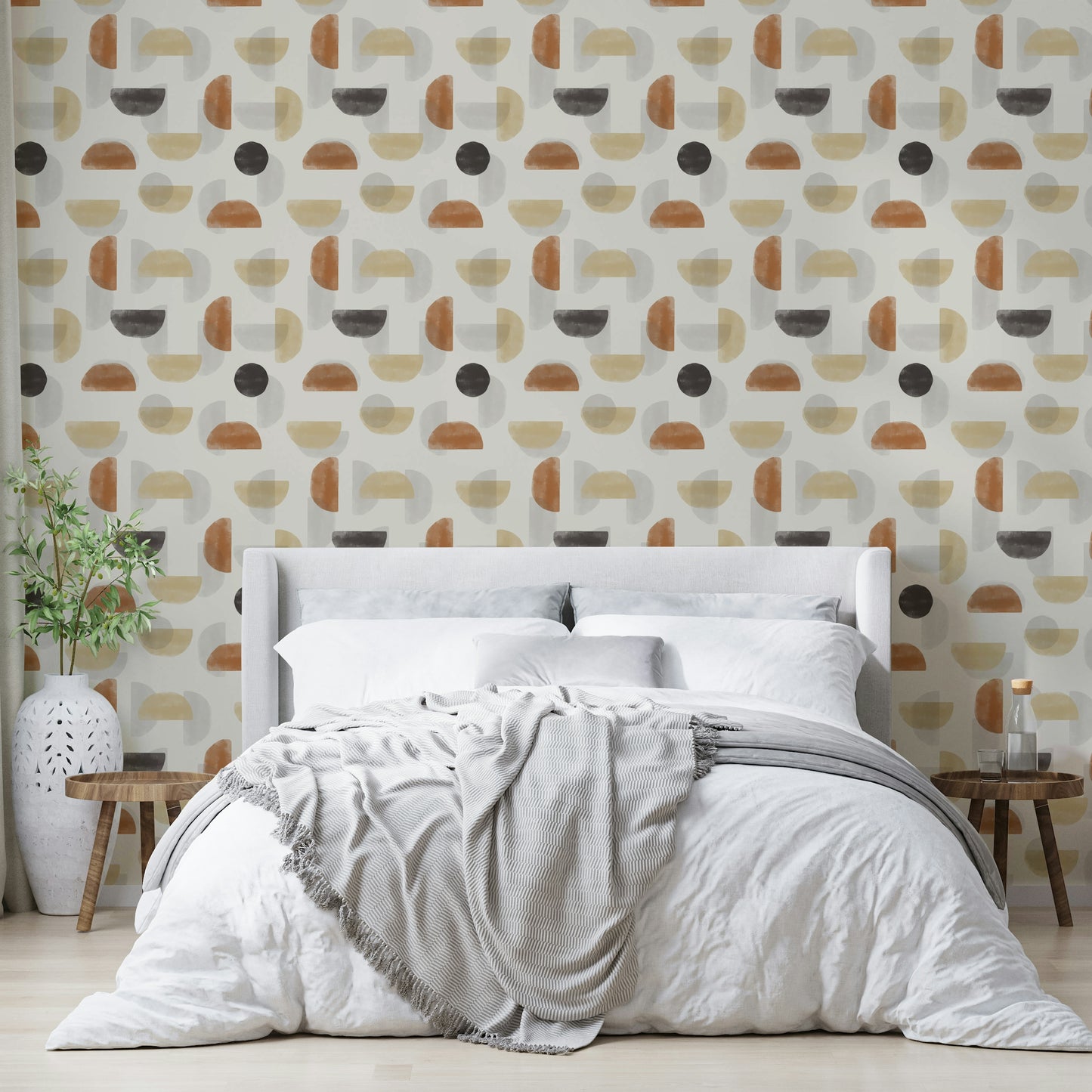 Earthy Hues Abstract Wallpaper⁠