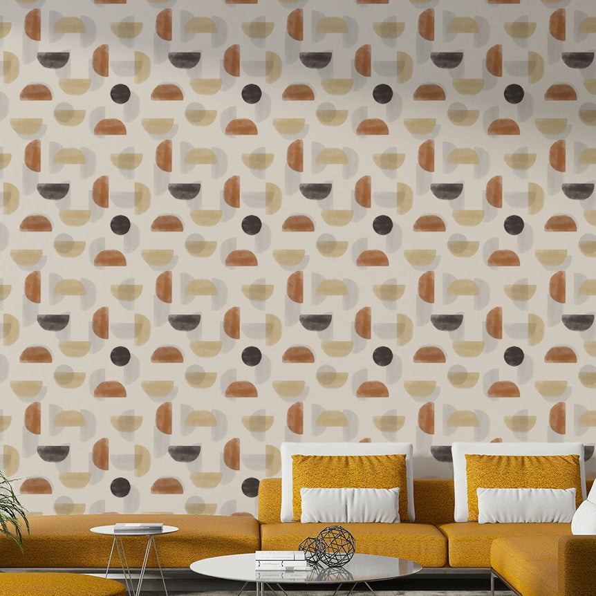 Earthy Hues Abstract Wallpaper⁠