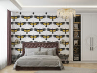 Minimalist bird wallpaper with Andean condors



