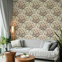 Classic bouquet wallpaper design with a feminine touch

