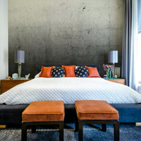 Minimalist black wall mural

