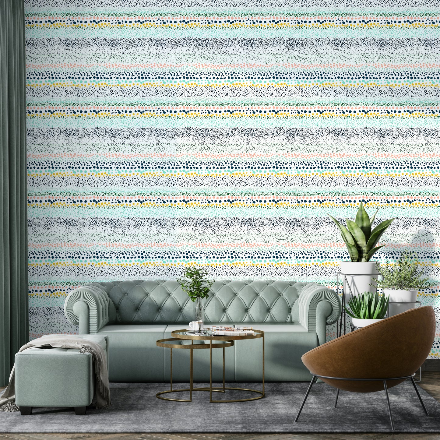 Light textured wallpaper featuring geometric dots

