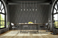 Deep-toned wallpaper featuring minimal stripe design

