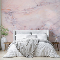 Smooth pink wall marble design

