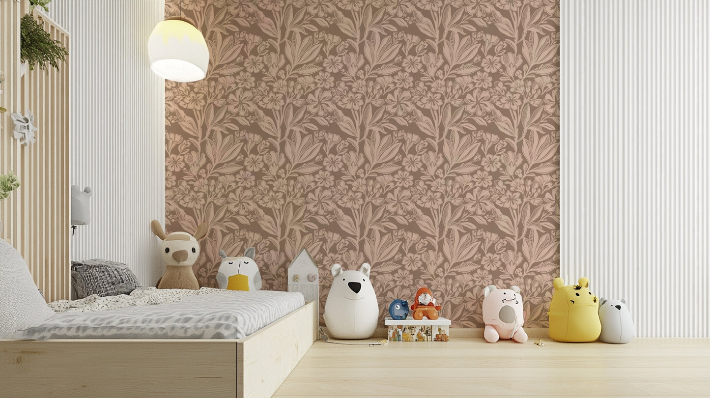 Earthy Elegance wallpaper with subtle organic patterns

