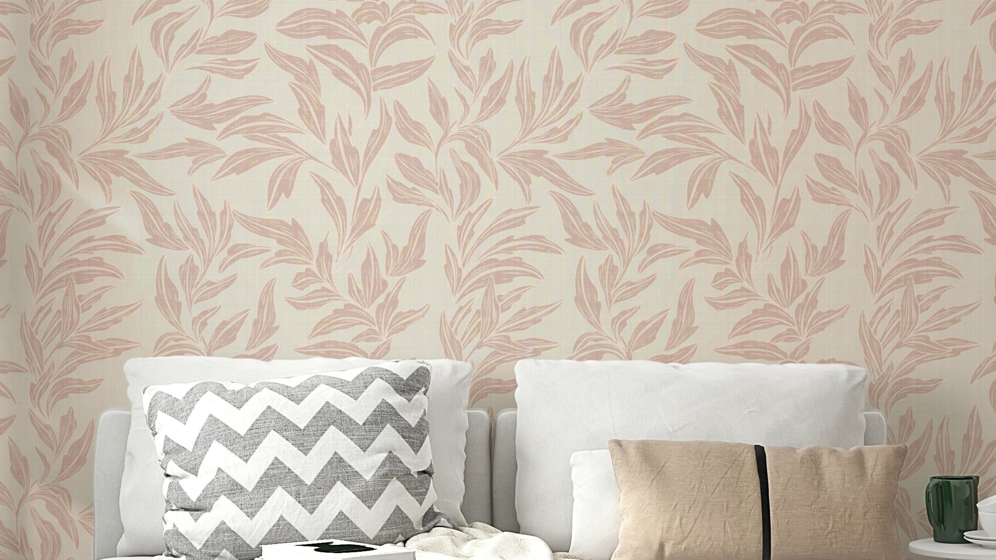Subtle serenity wallpaper in soft neutral tones

