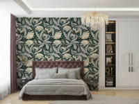 Heritage Revival wallpaper featuring vintage botanicals


