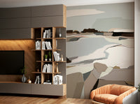 Bedroom serene mural

