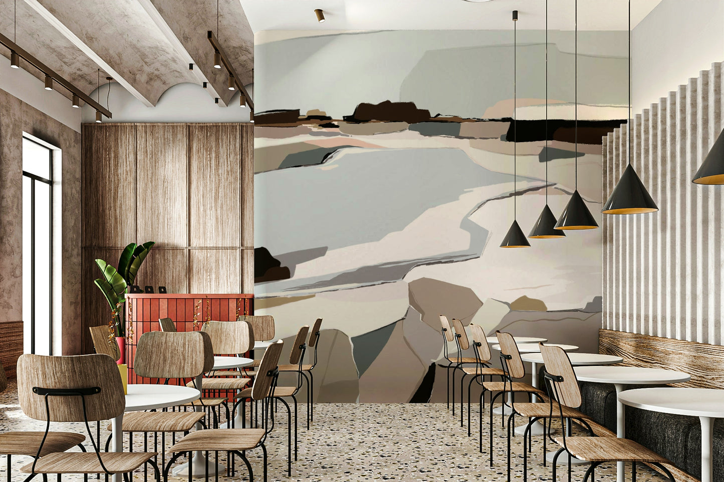 Serene Abstraction wall mural

